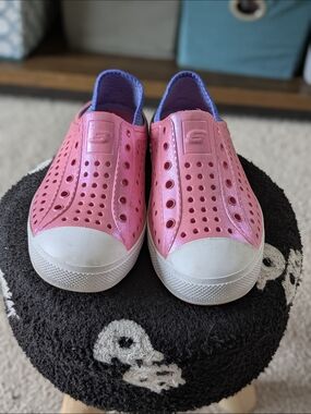 Skechers Kids' Pink Slip-On Water-Friendly Sneakers